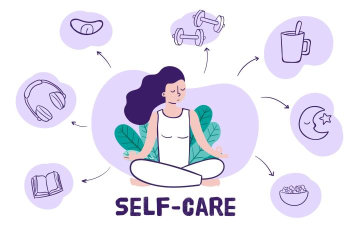 Self care routine works develop
